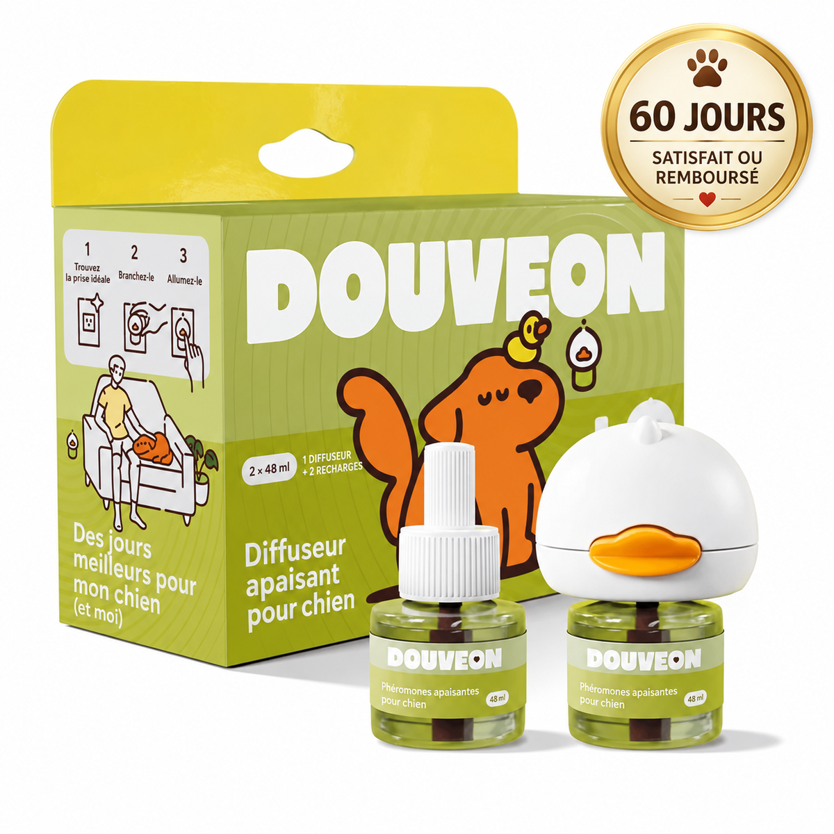 Diffuseur apaisant pour chiens